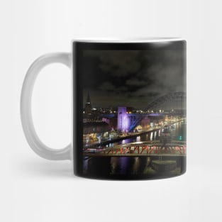 The River Tyne at Night - 2 Mug